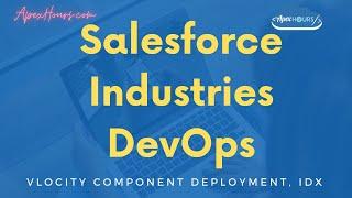 SFI DevOps  Vlocity Component Deployment