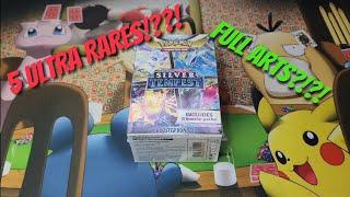 5 ULTRA RARES? Silver Tempest Booster Bundle Opening