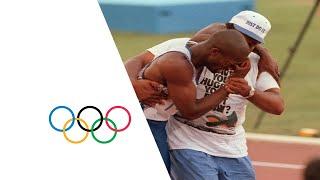 Derek Redmonds Emotional Olympic Story - Injury Mid-Race  Barcelona 1992 Olympics