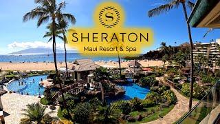 SHERATON MAUI RESORT & SPA  QUICK WALKING TOUR OF RESORT  Best Hotel in Hawaii?  Kaanapali Beach
