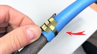 How to make a hose clamp from a can