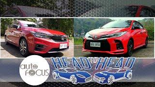 Honda City RS  vs. Toyota Vios GR-S  Head-to-Head