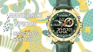 UNBOXING REVIEW丨NAVIFORCE Watch Mens Watch NF9208 Dual Display Watch Exciting Carnival Time