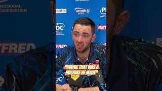  LUKE HUMPHRIES SAYS DIMITRI VAN DEN BERGH MADE A MISTAKE WHEN CELEBRATING AGAINST HIM #darts #pdc