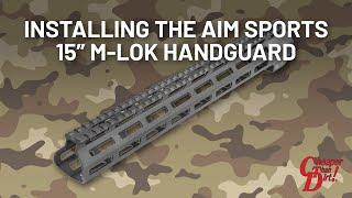 How to Install the Aim Sports 15 M-LOK AR-15 Handguard