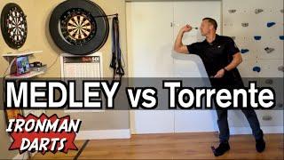 Medley vs Torrente on Ironman Darts