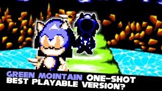 FNF  GREEN MOINTAIN ONE-SHOT Vs Stranger Sonic - Green Mountain  ModsHardGameplay 