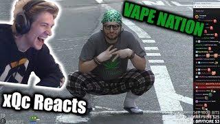 xQc Reacts To  VAPE NATION  h3h3production