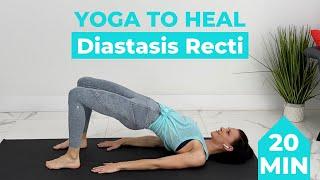 Diastasis Recti Yoga with Postpartum Diastasis Recti Exercises  20 Minute Postnatal Yoga