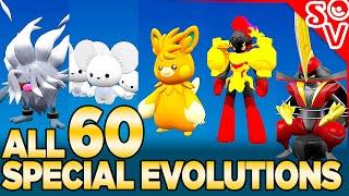 All 60 Special Evolutions in Pokemon Scarlet and Violet