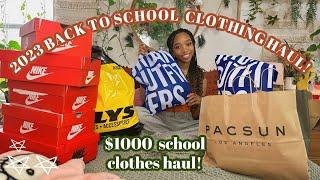 HUGE BACK-TO-SCHOOL CLOTHING HAUL highschool clothing haul