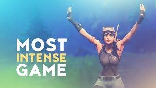 MOST INTENSE GAME YET  SOLO vs. SQUAD Fortnite Battle Royale