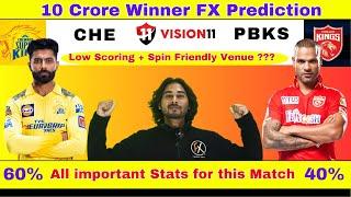 CHE vs PBKS Dream11 Prediction Chennai Super Kings vs Punjab Kings CSK vs PBKS Dream11 Prediction