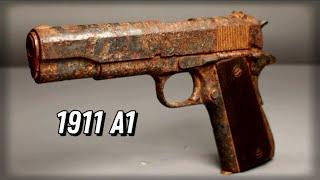 Gun Restoration  WW2 Remington Rand 1911 A1 with test firing #restoration