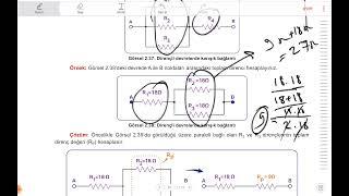 ELEKTRIK  ELEKTRONİK  ESASLARI karışık direnç hesaplama