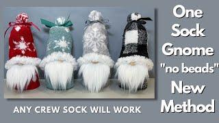 Make a Quick and Easy One Sock GnomeChristmas GnomeCraft Fair Favorite