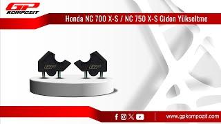 GP Kompozit Honda NC 700 X-S  NC 750 X-S Uyumlu Gidon Yükseltme Montajı