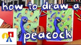 How To Draw A Peacock realistic
