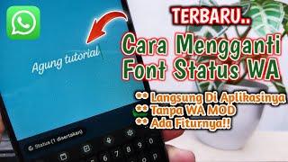 TERBARU Cara Mengganti Font Status Whatsapp Dengan Mudah