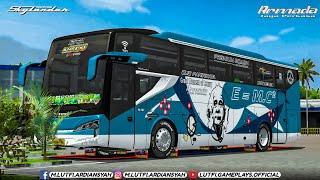 TERBARU. Mod Skylander R22 Thien  Share Livery Armada Jaya Perkasa. Mod Bussid Terbaru V4.3