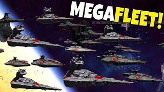 Largest REPUBLIC FLEET Ever Assembled - Star Wars EAW Fall of the Republic Mod 16