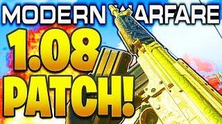 MODERN WARFARE 1.08 PATCH NOTES PATCH UPDATE 1.08 MODERN WARFARE PS4XBOXPC WEAPON BUFFS + MORE