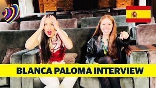 INTERVIEWING BLANCA PALOMA  SPAIN EUROVISION 2023