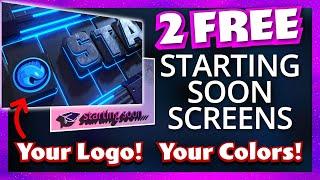 2 Starting Soon Screens for your Live Stream  StreamSchool