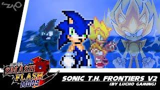 SSF2 Mods Showcase Sonic Frontiers ver. v2 by @luchogaming1724