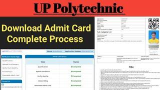 Download Up Polytechnic Admit Card  Marksheet Uploading & Choice Filling complete process #jeecup