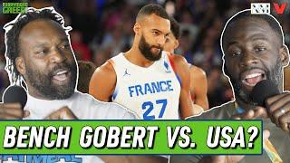 Should France bench Rudy Gobert again vs. USA Basketball in gold medal game?  Draymond Green Show