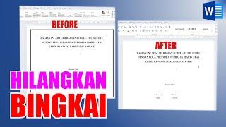 Cara Menghilangkan Bingkai di Microsoft Word