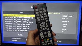 Awox tv kanal arama frekans ayarlama ve kanalları sıralama 
