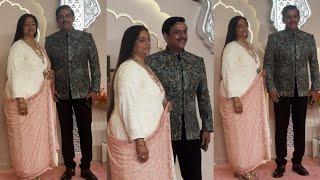 Bhojpuri Cinema Ke Legend Actor Ravi Kishan With Wife Arrives For Anant-Radhika Grand Wedding️