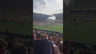 3000 Palace fans rock it away at Wolves away #cpfc #wwfc #crystalpalace #premierleague