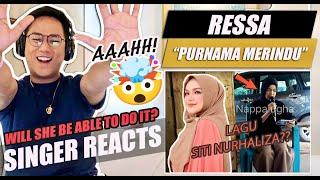 RESSA - Purnama Merindu Siti Nurhaliza  SINGER REACTION