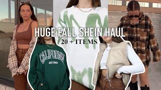 Huge Fall Shein Haul 2021  Fall Shein Try On Haul Fall Basics Flannels Jeans + Shein Discount