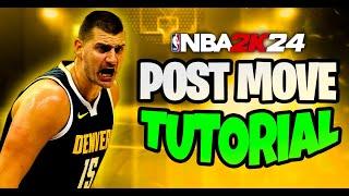 NBA 2K24 Post Move Tutorial BEST Tips YOU NEED TO KNOW  To Score In The Post