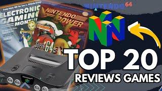  TOP20 NINTENDO 64  CRITICS  scores  No CD drive no party