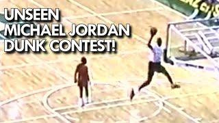 UNSEEN MICHAEL JORDAN DUNK CONTEST from 1989 FREE THROW LINE DUNK