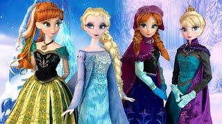 Original FROZEN Limited Edition dolls Out of the Box Reviews Anna & Snow Queen Elsa