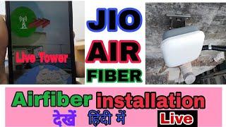 Jio airfiber installation guide in Hindidemo and unboxing #airfiberjio