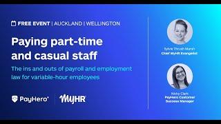 Paying part-time and casual staff