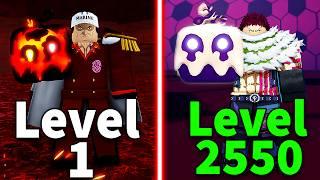 Blox Fruits Going From Noob To Max Level With Only Boss Fruits FULL MOVIE