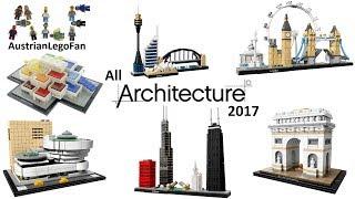 All Lego Architecture Sets 2017 Complete Collection - Lego Speed Build Review