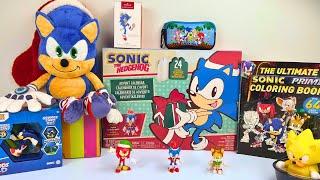 Santa Sonic Prime Christmas Figures  Advent Calendar Unboxing Review  Sonic Christmas Ornaments