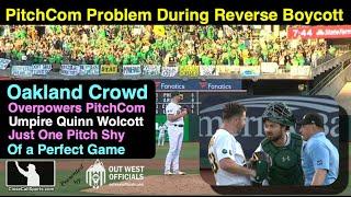 Reverse Boycott in Oakland Drowns Out PitchCom as Umpire Wolcott Quietly Calls a Near-Perfect Game