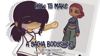 How to make a gacha bodysheet tutorial  no sound pause to read read desc rq by @voice43857