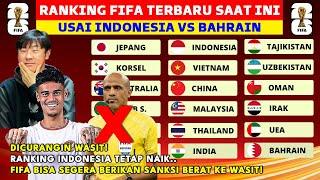 INDONESIA TETAP NAIK RANKING FIFA TERBARU SETELAH INDONESIA VS BAHRAIN