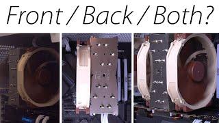 What is the best placement for your heatsink fan? - Noctua NH-U14s